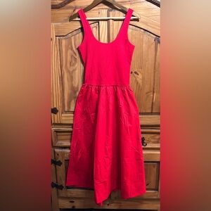 GAP Vibrant Red Casual Dress